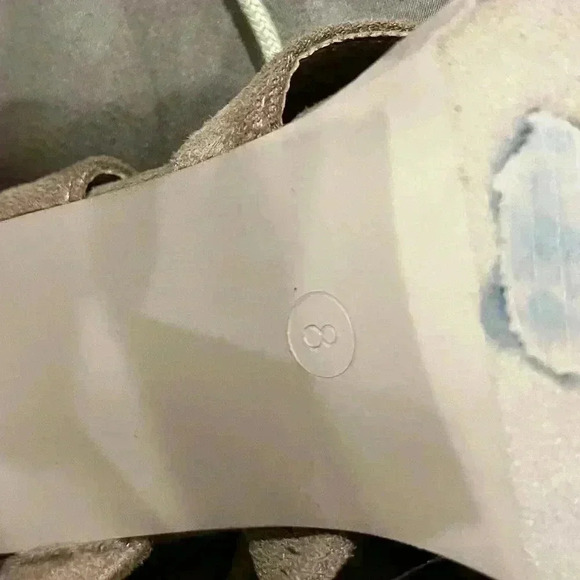 Lulus Sydney Beige Suede High Heel Sandals Women’s Size 8 - Picture 6 of 7